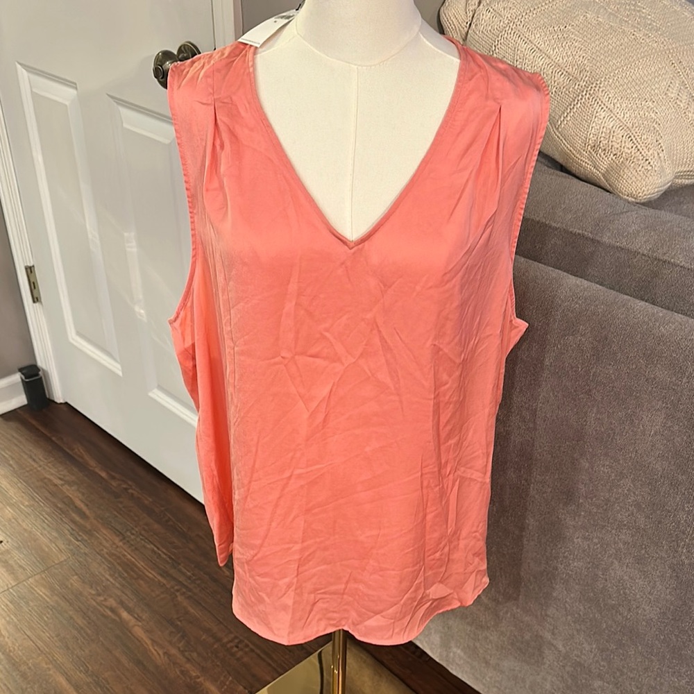 Banana Republic Pink Sleeveless Relaxed Tank Top